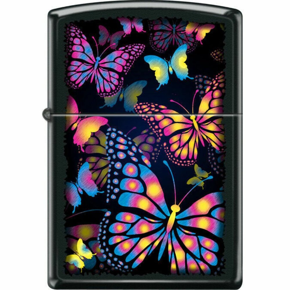 Colorful Butterfly Zippo Lighter